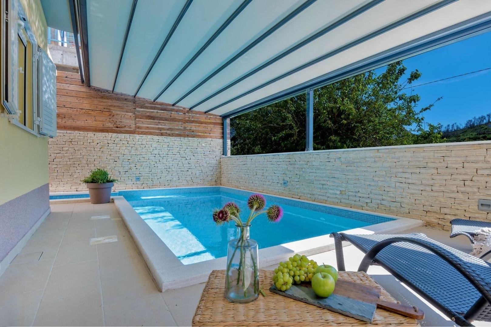 Luxury Villa Lelu With Heated Saltwater Pool, Parking, High Speed Internet, Bbq, Žrnovnica Exteriör bild